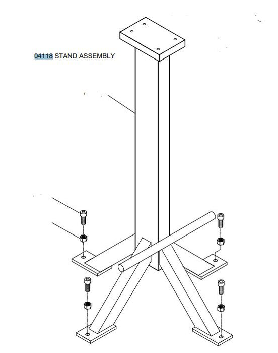Hougen 04118 Optional Stand for 10950
