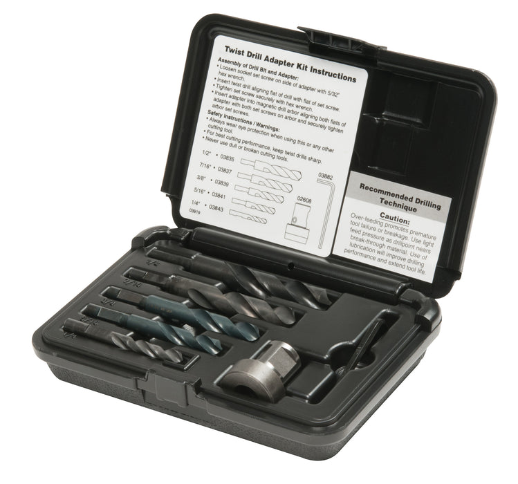 Hougen 03845 KIT-TWIST DRILL & ARBOR ADAPT.
