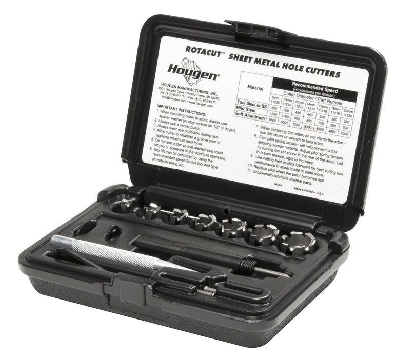 Hougen 11077 RotaCut Hole Cutter Kit - Metric