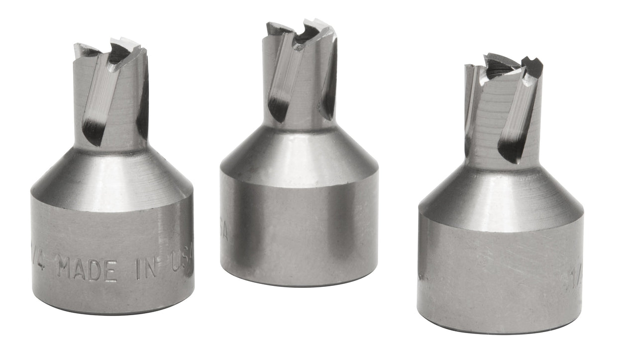 Hougen 11100C 1/4" RotaCut Hole Cutter (3 pack)