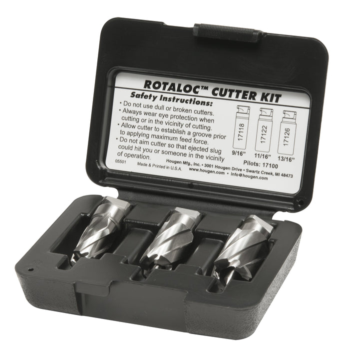 Hougen 17701 RotaLoc Fabfricator's Annular Cutter Kit