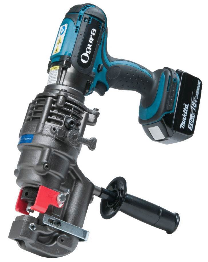 Huga Machine Hougen-Ogura Electro-hydraulic Hole Punchers — Hougen Mag Drills | Tool ...
