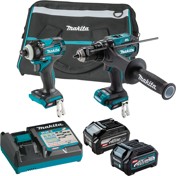 Makita GT202SU1D1 40V max XGT Brushless Cordless 2 Pc. Combo Kit, GPH03, GDT04, bag (2.5Ah/4.0Ah)