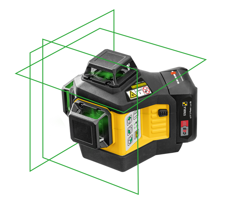 Stabila LAX600G 3PLANE 360° GREEN BEAM LASER 7PC (Part #: 03420)