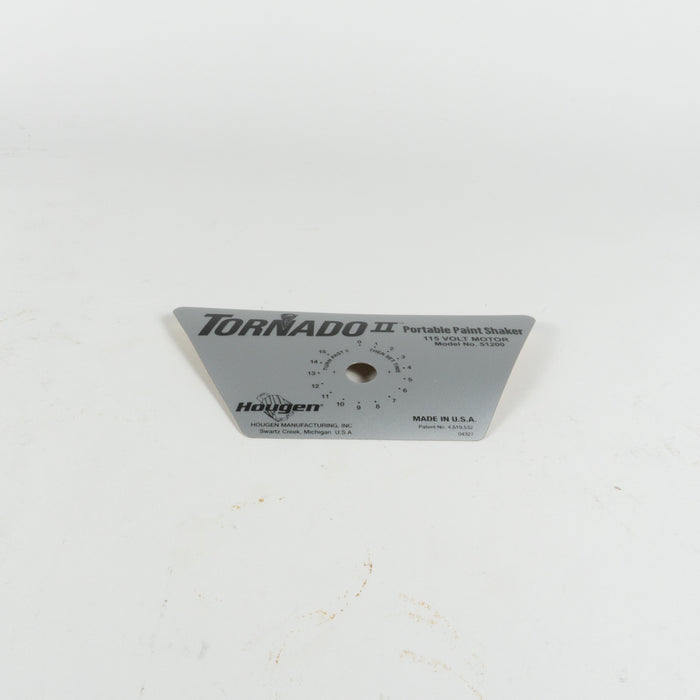 Hougen 04327 LABEL-LEXAN - TORNADO-HOUGEN