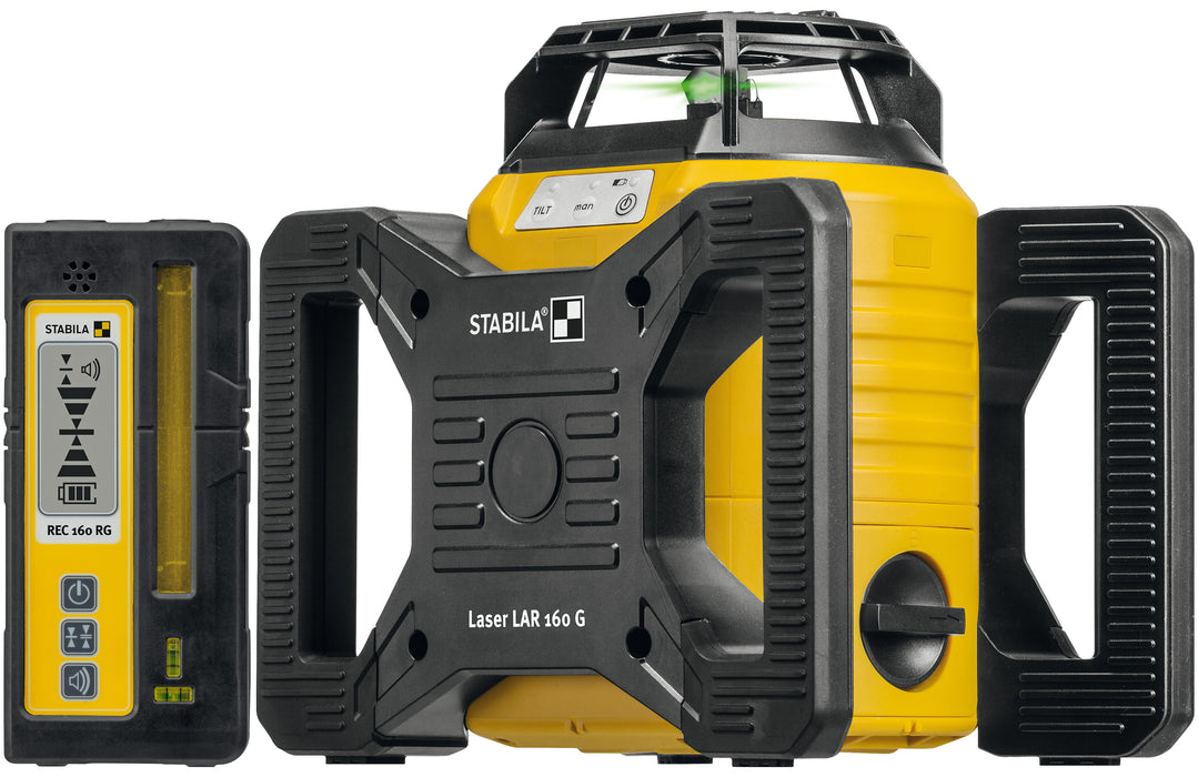 Stabila LAR 160G ROTARY LASER W/TRIPOD/GRADE ROD (Part #: 04500 TR)