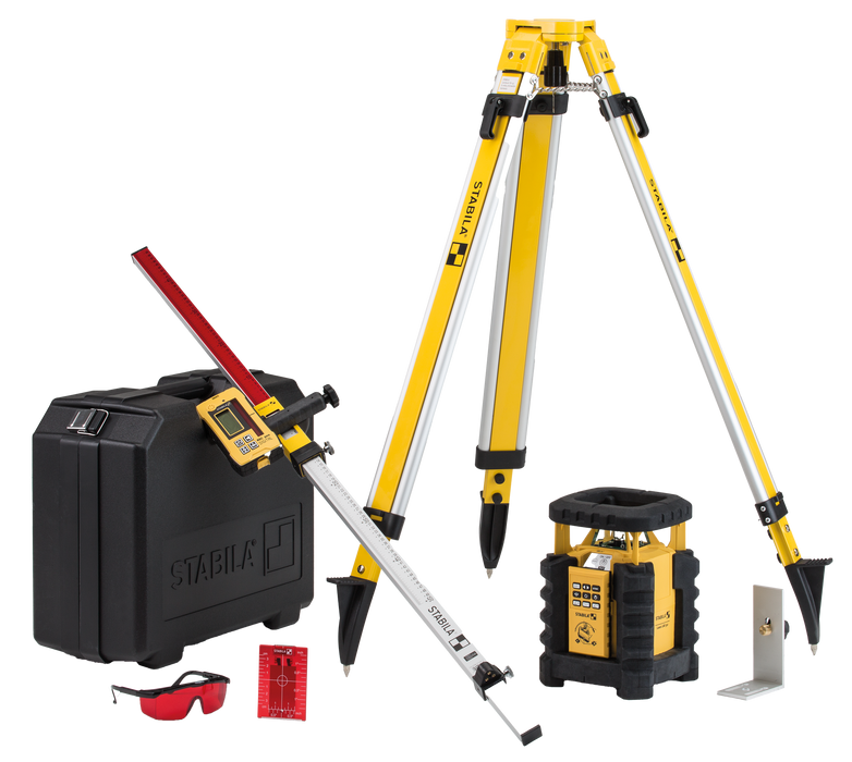 Stabila LAR 350 ROTARY LASER W/TRIPOD/GRADE ROD (Part #: 05700 TR)