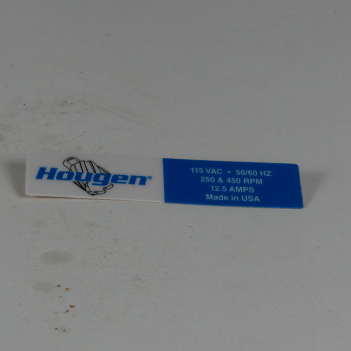 Hougen 07876 LABEL-MOTOR SPECIFICATION