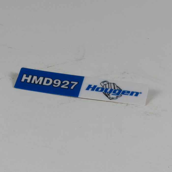 Hougen 08136 LABEL-MOTOR HMD927