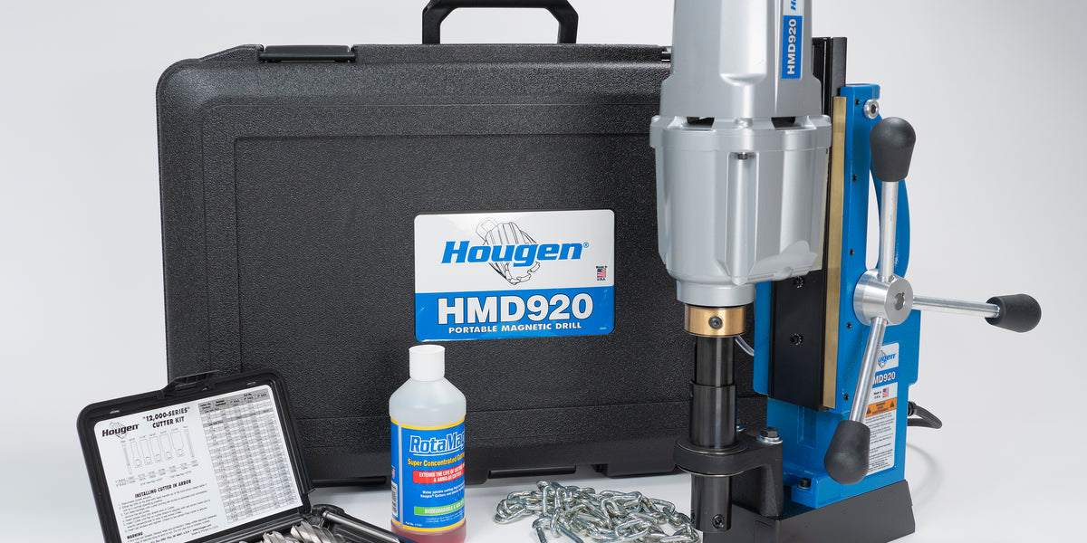 Hougen HMD920 Magnetic Drill Fabricators Kit Fractional 3