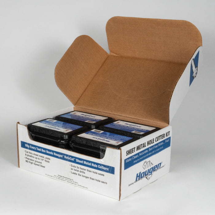 Hougen 11085-12 11085 Master Kit Cutter sizes (1/4, 9/32, 5/16, 11/32, 3/8, 13/32, 7/16, 29/64, 15/32, 1/2, 17/32, 9/16, 5/8, 11/16, 23/32, 3/4") (12 pack)