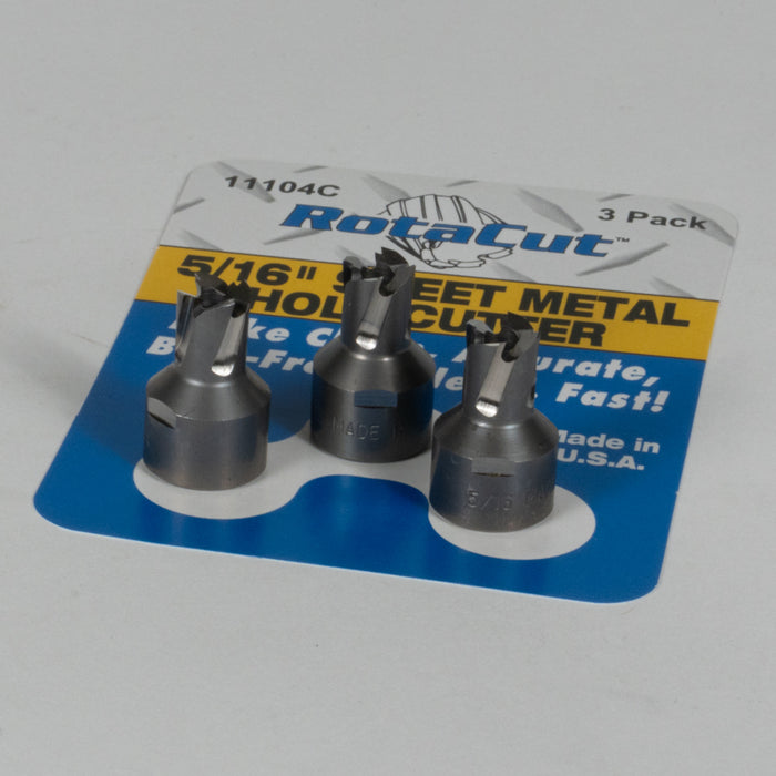 Hougen 11104C 5/16" RotaCut Hole Cutter (3 pack)