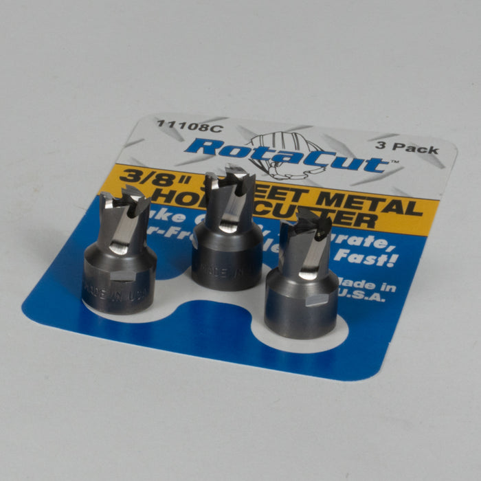 Hougen 11108C 3/8" RotaCut Hole Cutter (3 pack)