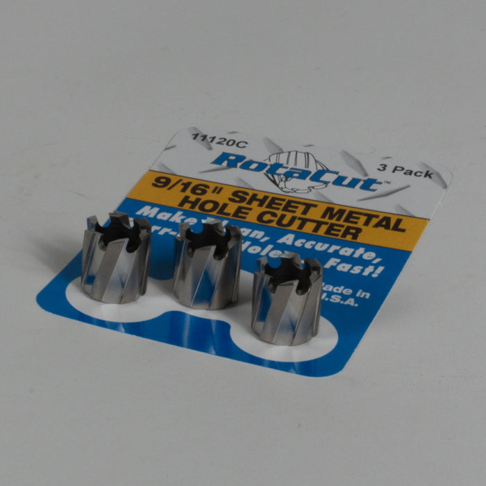 Hougen 11120C 9/16"RotaCut Hole Cutter (3 pack)