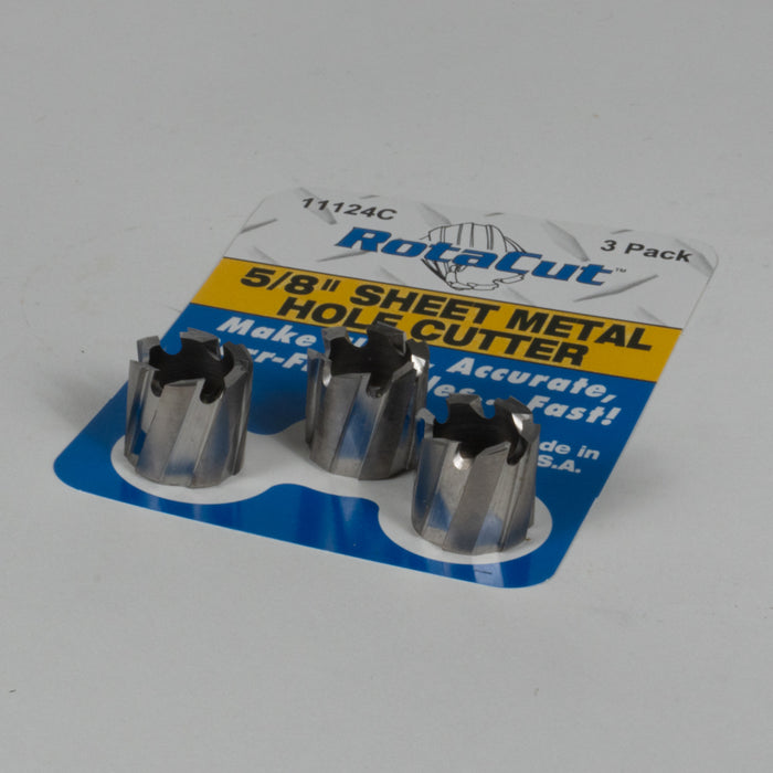 Hougen 11124C 5/8" RotaCut Hole Cutter (3 pack)