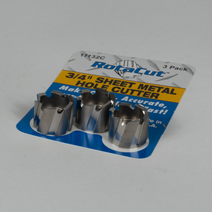 Hougen 11132C 3/4" RotaCut Hole Cutter (3 pack)