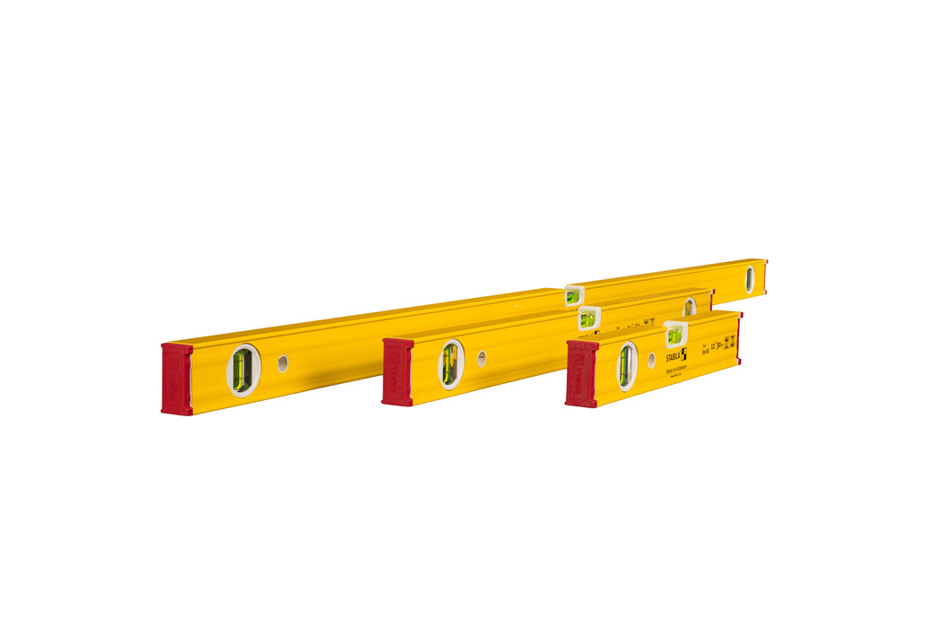 Stabila PRO SET 12", 24", & 48" TYPE 80 AS-2 LEVEL SET & CASE (Part #: 29840)