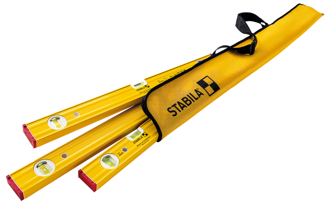 Stabila PRO SET 12", 24", & 48" TYPE 80 AS-2 LEVEL SET & CASE (Part #: 29840)