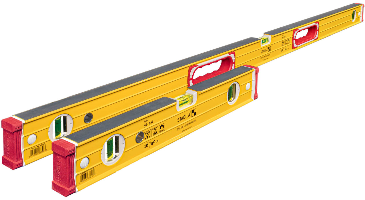 Stabila 48”/16” MAGNETIC COMBO LVL SET TYPE 96M (Part #: 38816)