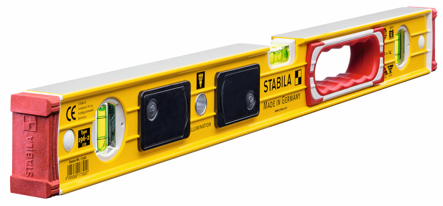 Stabila 24" LIGHTED VIAL LEVEL (Part #: 39324)
