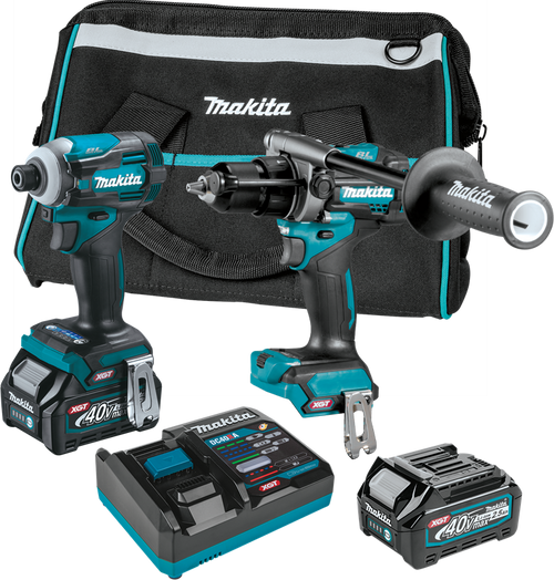 Makita GT200D 40V max XGT Brushless Cordless 2 Pc. Combo Kit, GPH01, GDT01, bag (2.5Ah)