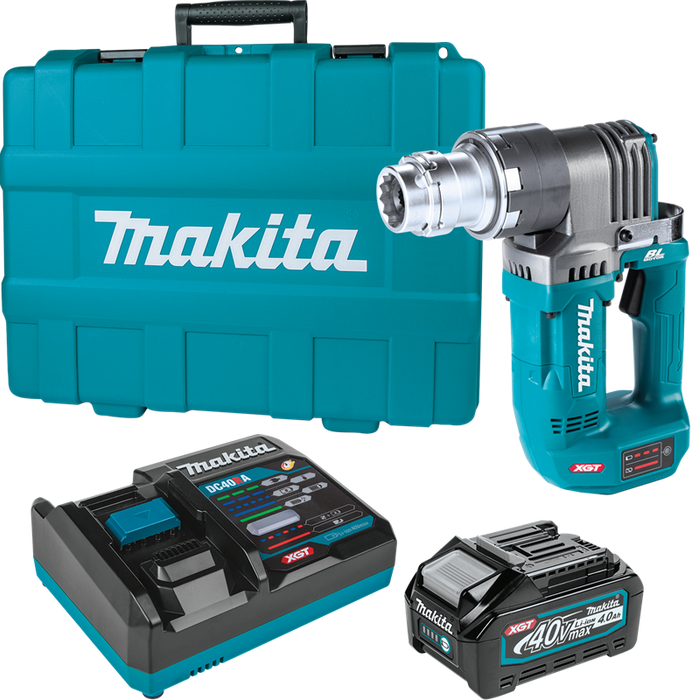 Makita GTW01M1 40V max XGT Brushless Cordless Shear Wrench Kit, case, with one battery (4.0Ah)
