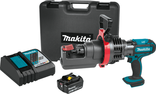 Makita XCS01T1 18V LXT Lithium-Ion Cordless Rebar Cutter Kit, case, with one battery (5.0Ah)