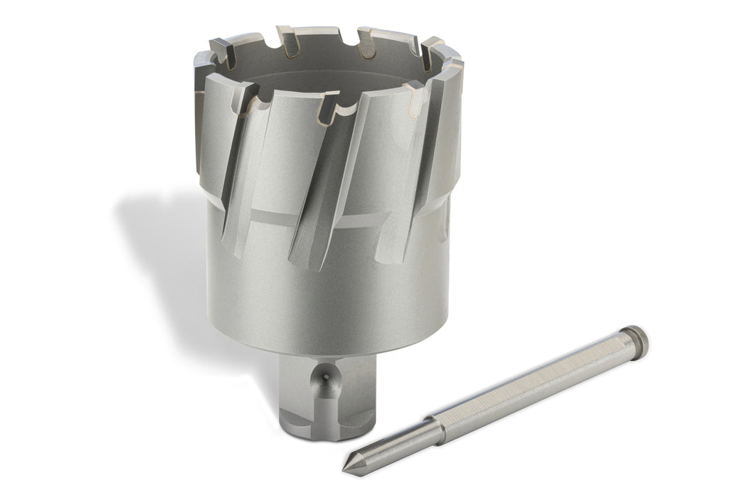 1-USA Made Slugger Carbide Tipped HSS Cutter 1-15/16" X 1-3/8" DOC with pilot pin - 3/4" universal shank