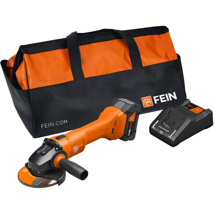 Fein CCG 18-125-10 AS 18V Cordless 5" Premium Angle Grinder Kit (71220262120)