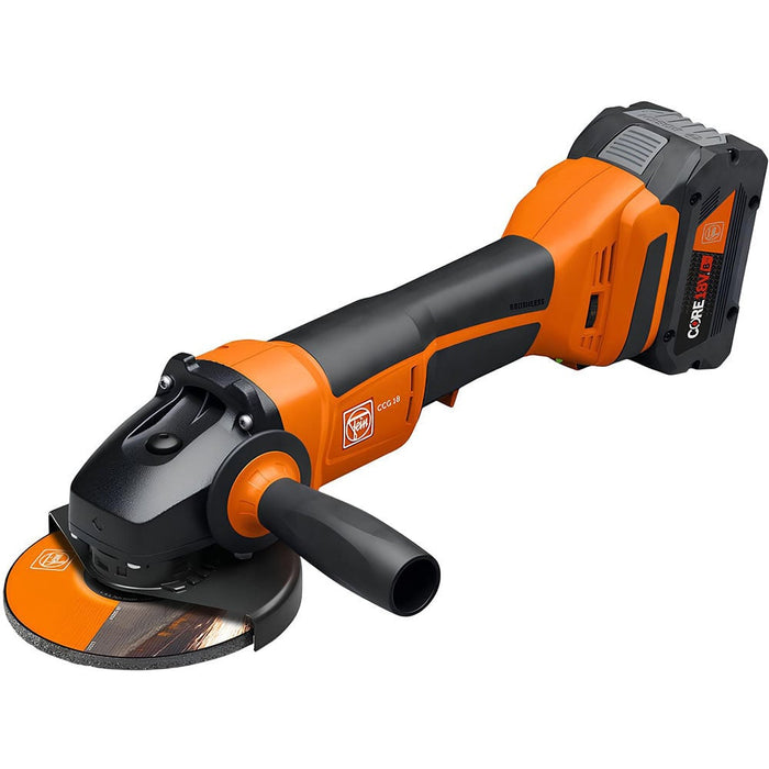 Fein CCG 18-125-10 PD AS 18V Cordless 5" Paddle Switch Grinder (71220460120)