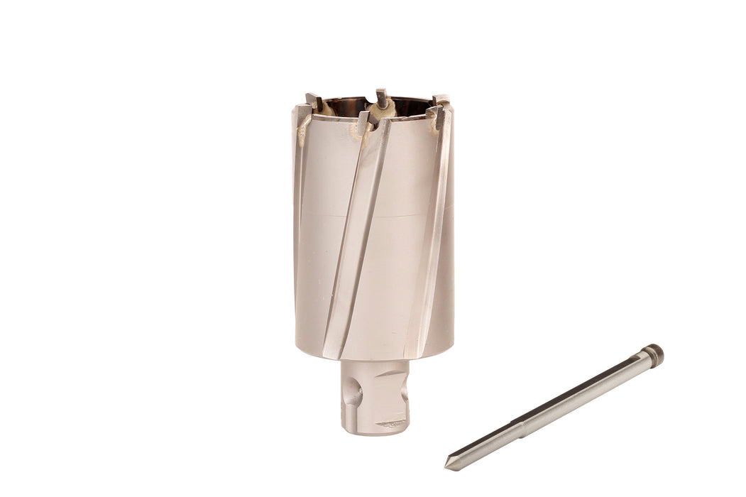 1-USA Made Slugger Carbide Tipped HSS Cutter 1- 3/4" X 2" DOC with pilot pin - 3/4" universal shank
