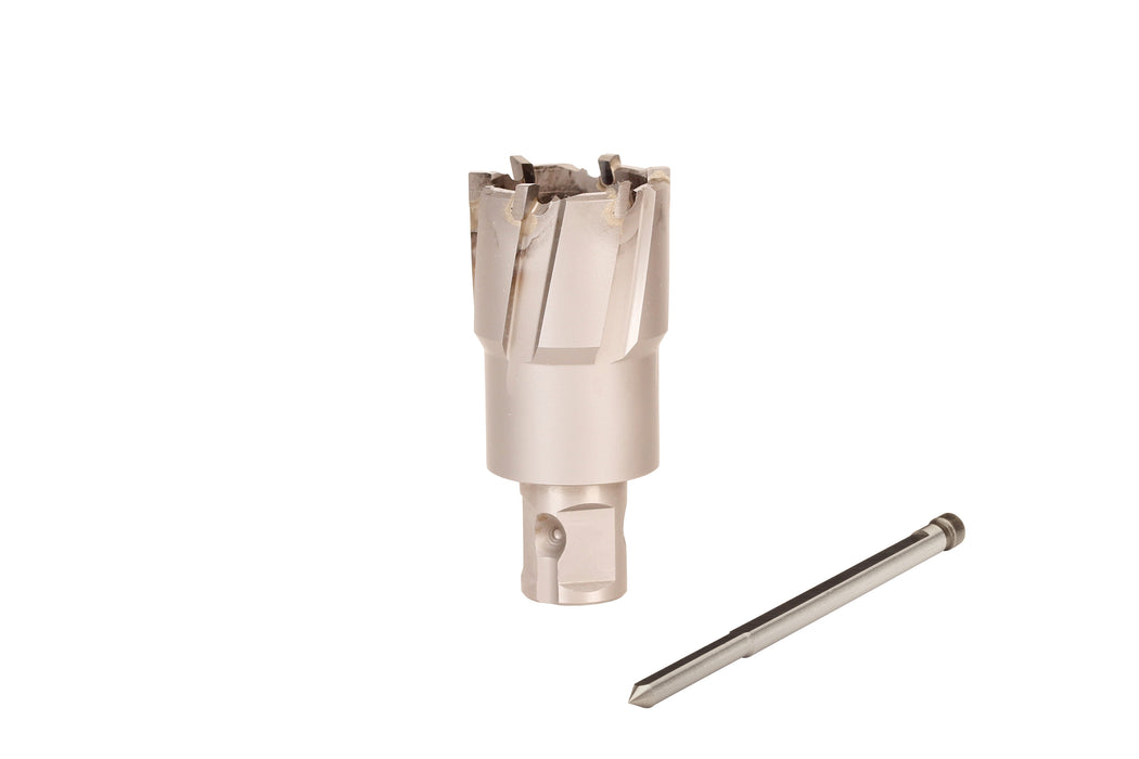 1-USA Made Slugger Carbide Tipped HSS Cutter 1-1/2" X 1-3/8" DOC with pilot pin - 3/4" universal shank