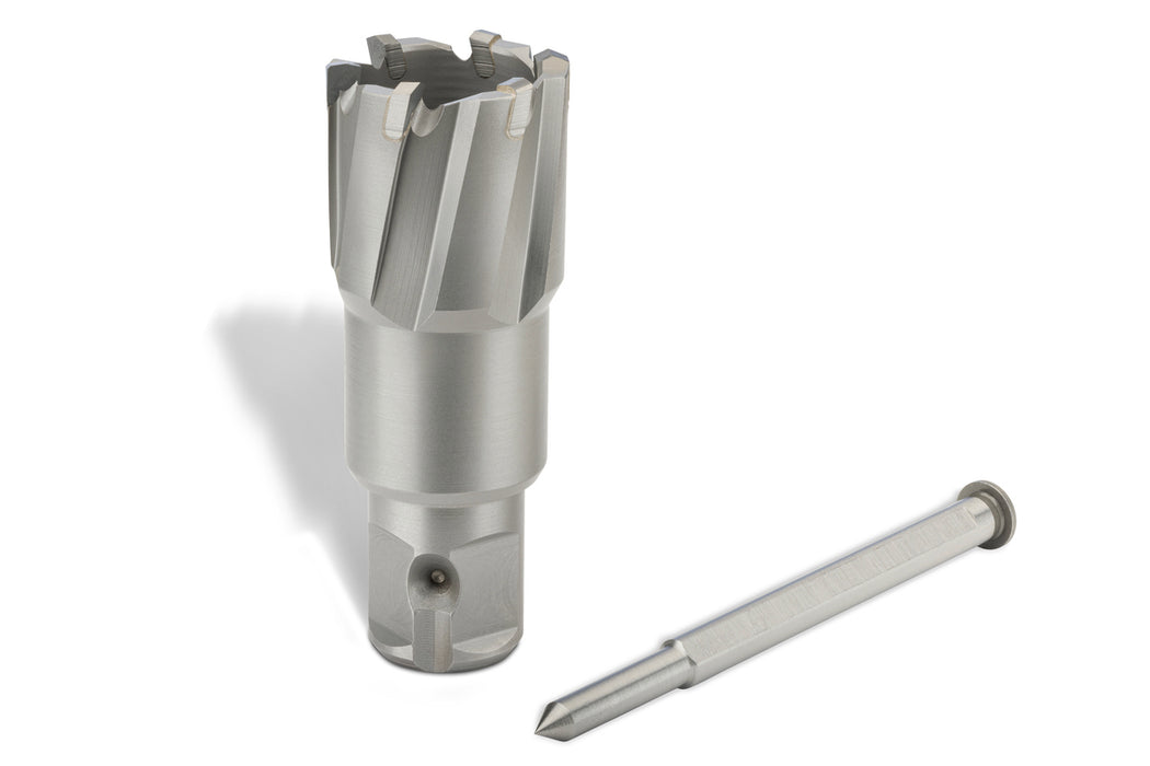 1-USA Made Slugger Carbide Tipped HSS Cutter 1-1/4" X 1-3/8" DOC with pilot pin - 3/4" universal shank