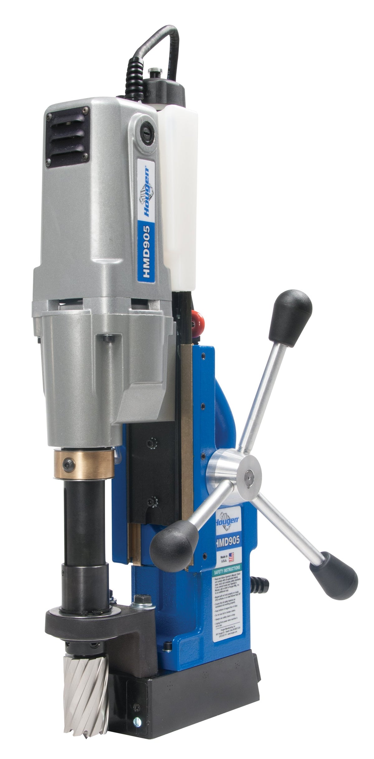 Hougen HMD905 Magnetic Drill 2 Speed Coolant - 115V 0905102 — Hougen ...