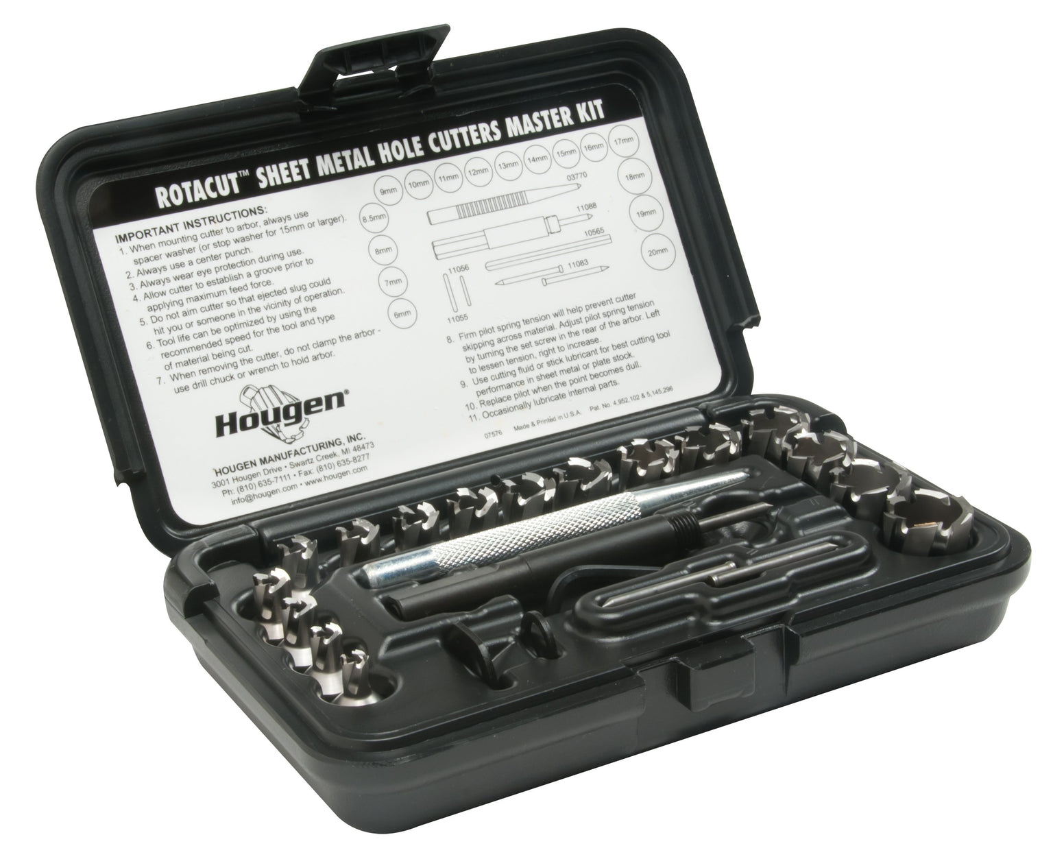 Rotacutter Hougen RotaCut Sheet Metal Hole Cutters — Hougen Mag Drills