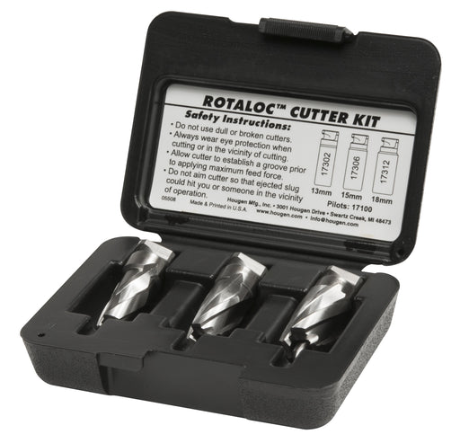Hougen 17704 RotaLoc Frame Drill Annular Cutter Kit - Metric